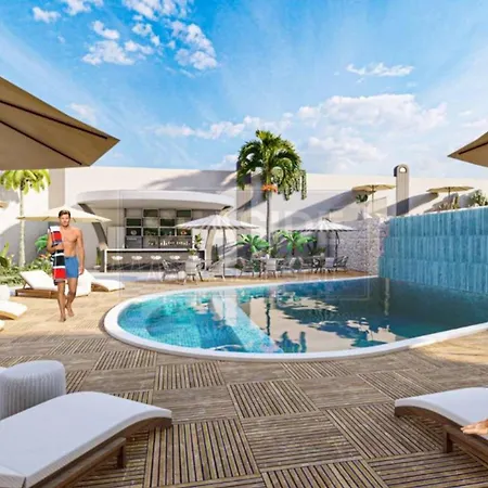 Lägenhet Stylish 1br Flat Pool View & 10 Min Walk To Alanya